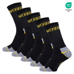 WORKDRY™ – ΚΑΛΤΣΕΣ ΕΡΓΑΣΙΑΣ 5 ΣΕ 1 ΜΕ ΠΙΣΤΟΠΟΙΗΤΙΚΟ OEKO‑TEX (ΣΕΤ ΤΩΝ 5) - 1,98 € ΤΙΜΗ ΑΝΑ ΤΕΜΑΧΙΟ