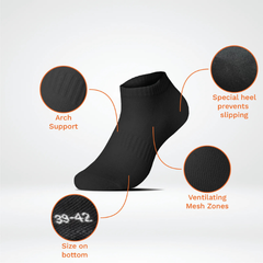 STEPLIGHT™ – ΑΘΛΗΤΙΚΕΣ ΚΑΛΤΣΕΣ 3 ΣΕ 1 ΠΟΛΥΤΕΛΕΙΑΣ ΜΕ ΠΙΣΤΟΠΟΙΗΤΙΚΟ OEKO-TEX (ΣΥΣΚΕΥΑΣΙΑ ΤΩΝ 3) - 1,63 € ΤΙΜΗ ΑΝΑ ΤΕΜΑΧΙΟ